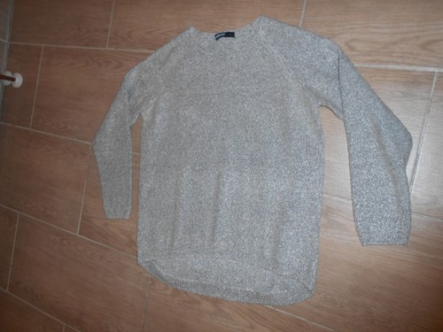 Damen pullover grau - pullover, gr.
